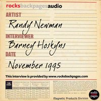 Randy Newman Interviewed by Barney Hoskyns - Randy Newman